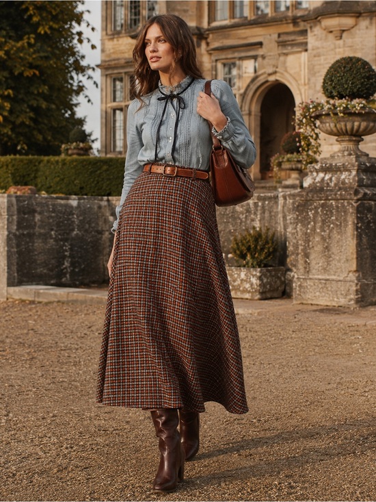 Dresses & Skirts - VINTAGE FALL 2-PIECE OUTFIT BUNDLE 🍂🤎
